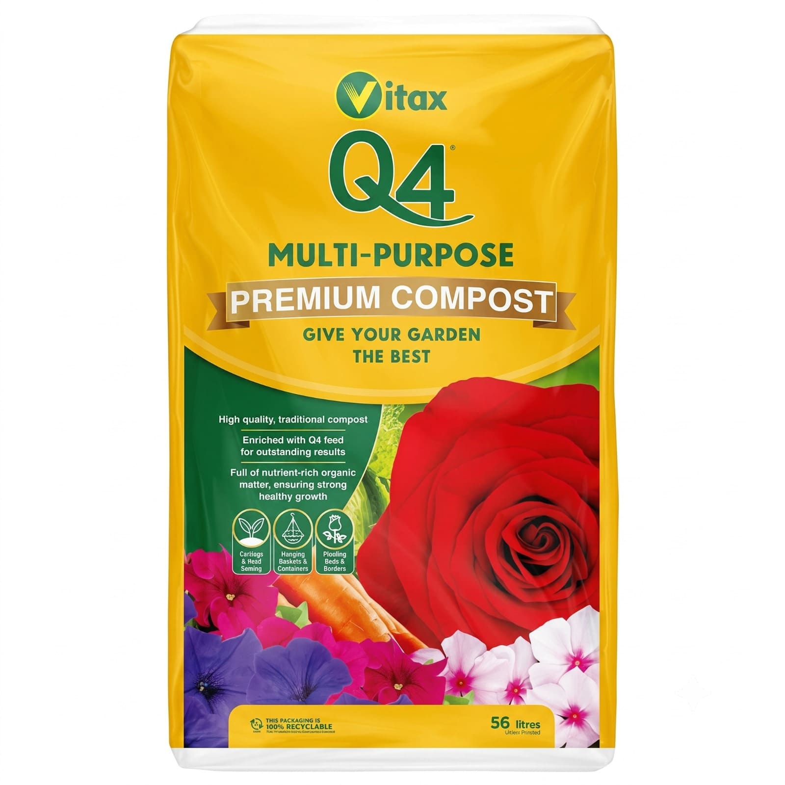 Vitax Q4 Multi-Purpose Premium Compost (56 Litres)